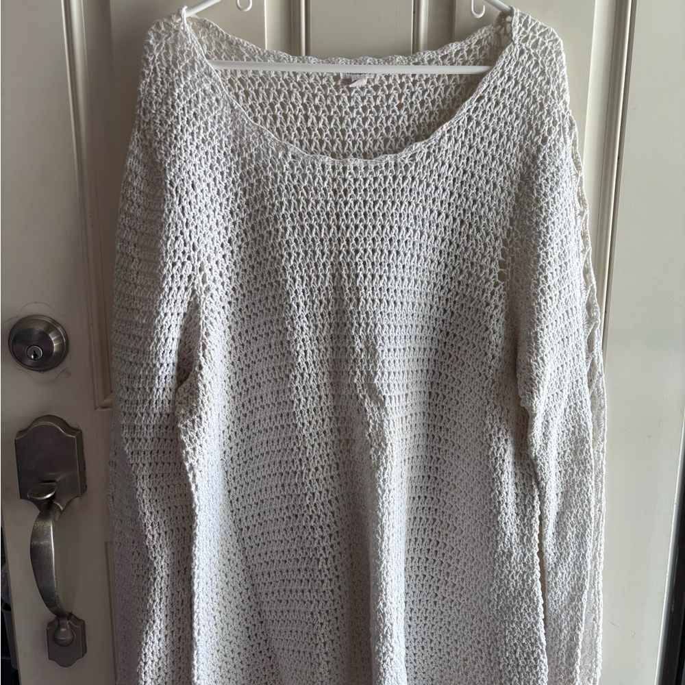 Westport Cream Knit Scoop Neck Sweater